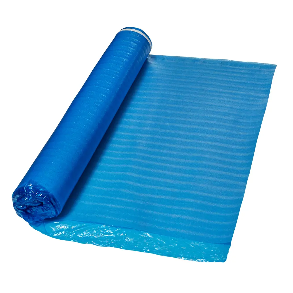 Фото Подложка рулонная синяя EPE20 2 мм 10 м² Фото Подложка рулонная синяя EPE20 2 мм 10 м²