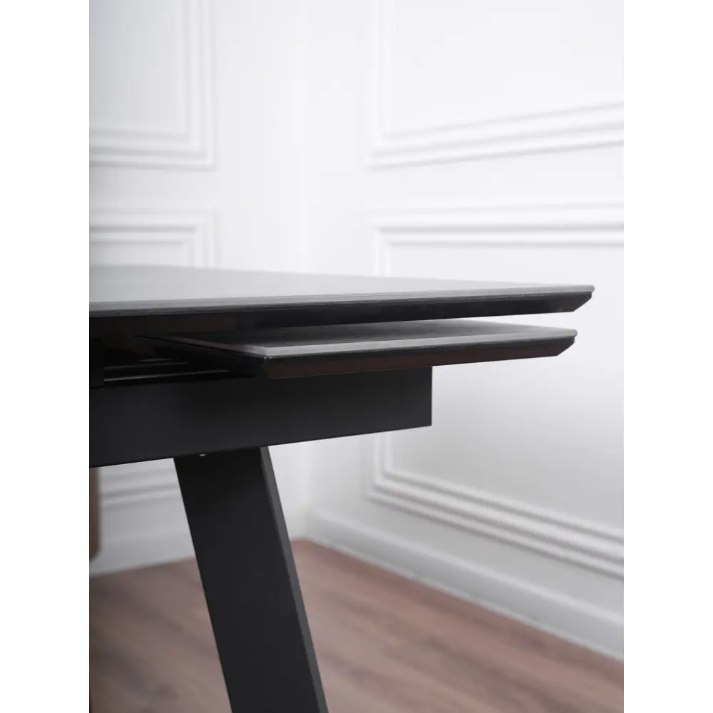 Фото 21 Кухонный стол прямоугольный Frenesie 140x90 см керамогранит мдф цвет черный/черный Фото 21 Кухонный стол прямоугольный Frenesie 140x90 см керамогранит мдф цвет черный/черный