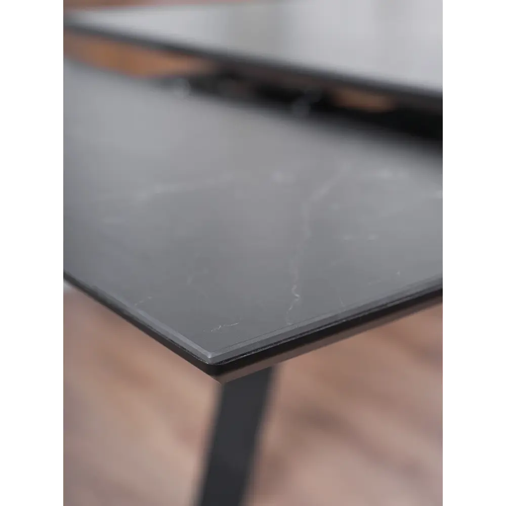 Фото 13 Кухонный стол прямоугольный Frenesie 140x90 см керамогранит мдф цвет черный/черный Фото 13 Кухонный стол прямоугольный Frenesie 140x90 см керамогранит мдф цвет черный/черный