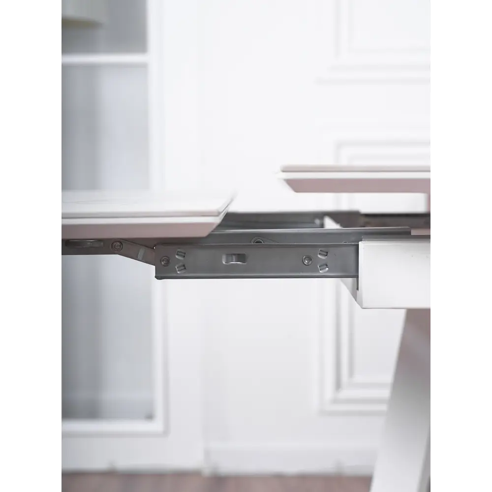 Фото 7 Кухонный стол прямоугольный Frenesie 140x90 см керамогранит мдф цвет белый/белый Фото 7 Кухонный стол прямоугольный Frenesie 140x90 см керамогранит мдф цвет белый/белый