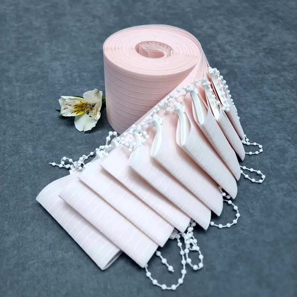 Фото 7 Ламели для вертикальных жалюзи Бинар Лайн 250 см полиэстер цвет розовый 10 шт