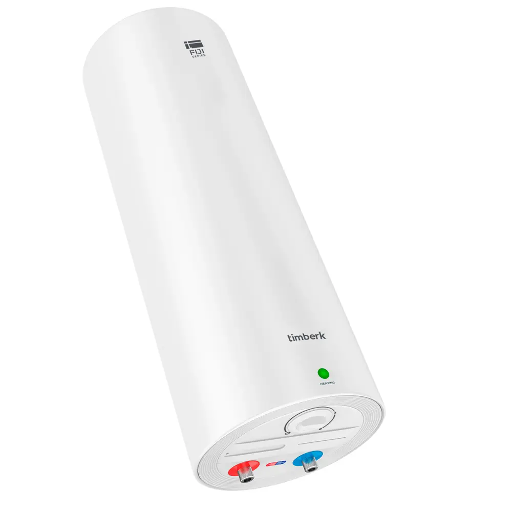 Фото Накопительный водонагреватель электрический 50 л Timberk Fiji 1.5 кВт нержавеющая сталь мокрый ТЭН Фото Накопительный водонагреватель электрический 50 л Timberk Fiji 1.5 кВт нержавеющая сталь мокрый ТЭН