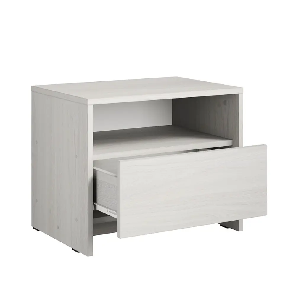 Фото 3 Тумба прикроватная Sv-мебель 50.1x41.4x35.8 см 1 ящик ЛДСП цвет ясень анкор светлый Фото 3 Тумба прикроватная Sv-мебель 50.1x41.4x35.8 см 1 ящик ЛДСП цвет ясень анкор светлый