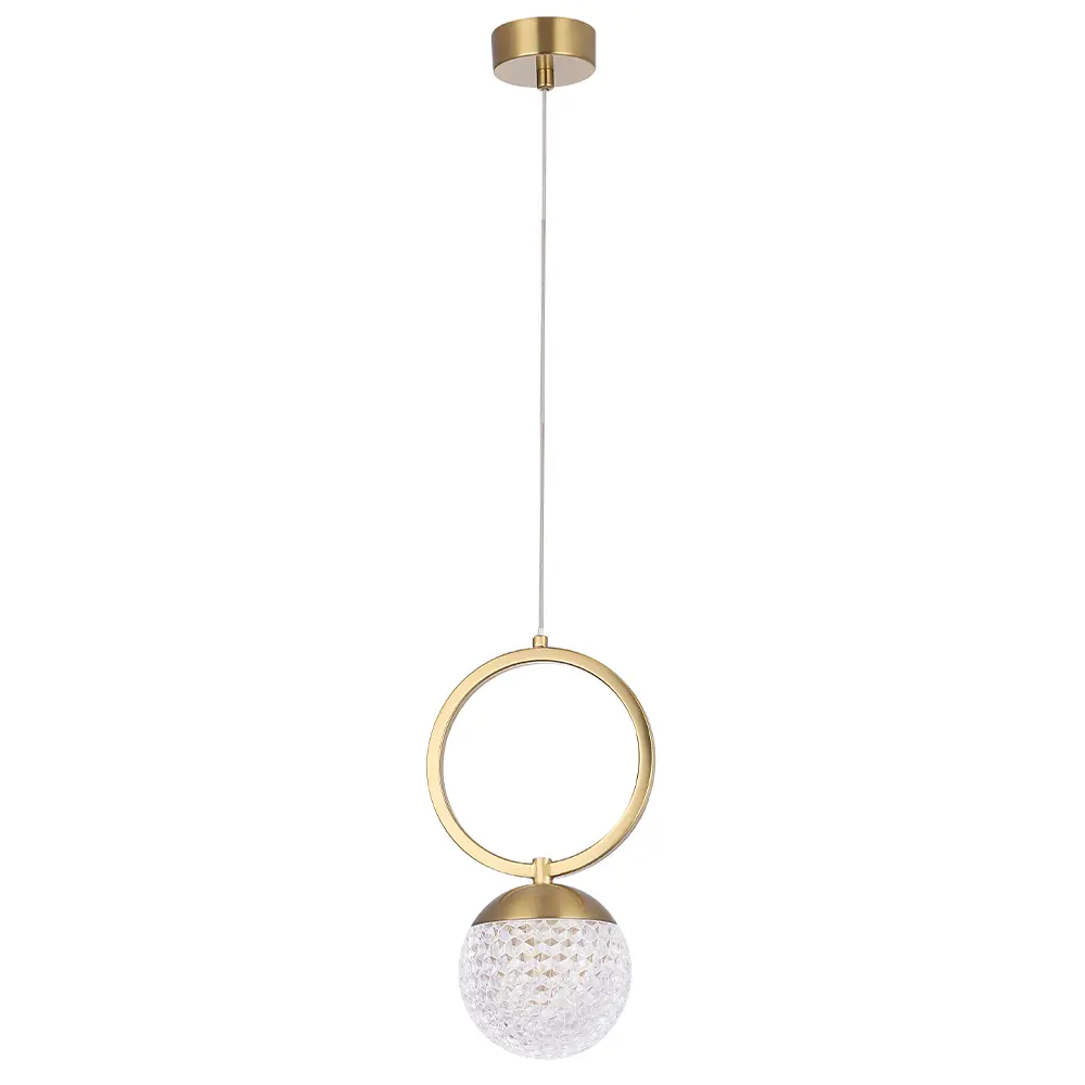 Фото Светильник подвесной Crystal lux Carolina sp1 v1 brass 1 лампа 3 м² цвет латунь Фото Светильник подвесной Crystal lux Carolina sp1 v1 brass 1 лампа 3 м² цвет латунь