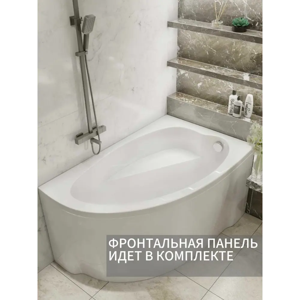 Фото 2 Ванна Timo IVA1595R-KTIVA15-SPV1505-FPIVA15R акрил 150x95см Фото 2 Ванна Timo IVA1595R-KTIVA15-SPV1505-FPIVA15R акрил 150x95см