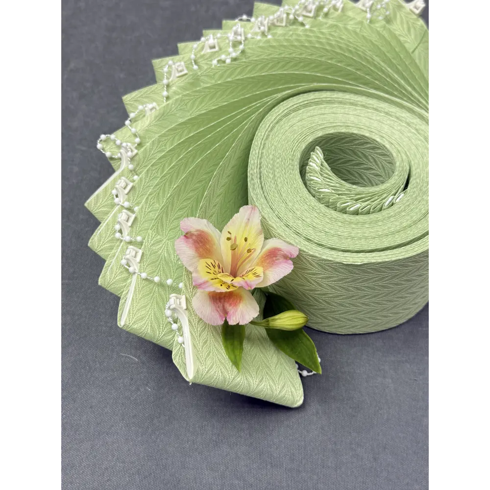 Фото 5 Ламели для вертикальных жалюзи Бинар Акация 100 см 15 шт цвет зеленый Фото 5 Ламели для вертикальных жалюзи Бинар Акация 100 см 15 шт цвет зеленый