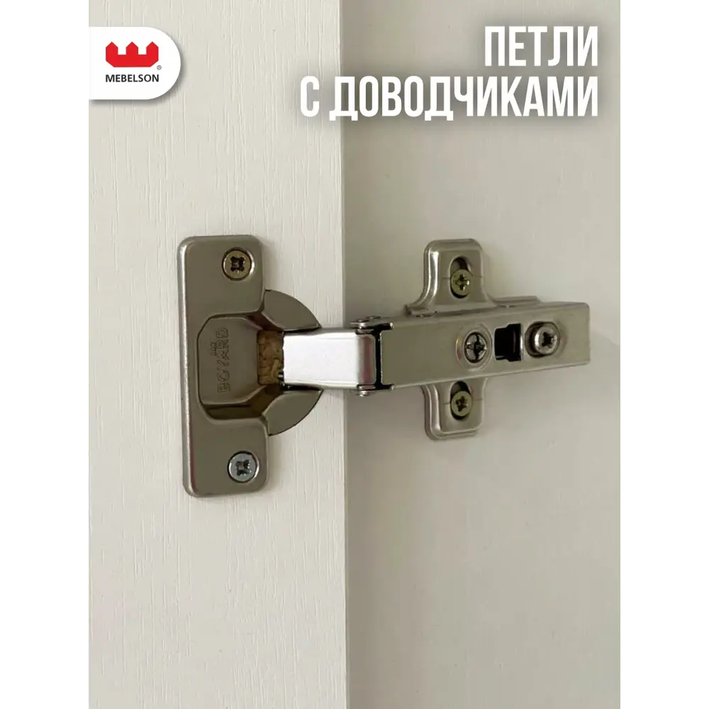 Фото 9 Шкаф распашной Mebelson Зефир с 4 дверями 80x230x42.2 см ЛДСП цвет белое дерево/белый эмаль Фото 9 Шкаф распашной Mebelson Зефир с 4 дверями 80x230x42.2 см ЛДСП цвет белое дерево/белый эмаль