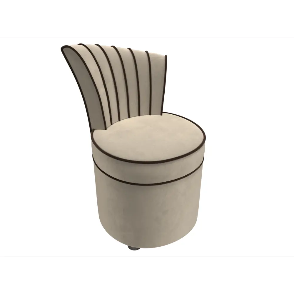 Фото 5 Пуф вельвет Лига диванов Ирис бежевый 56x83 см Фото 5 Пуф вельвет Лига диванов Ирис бежевый 56x83 см