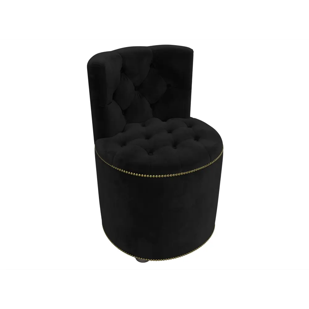 Фото 5 Пуф велюр Лига диванов Саваж черный 52x77 см Фото 5 Пуф велюр Лига диванов Саваж черный 52x77 см