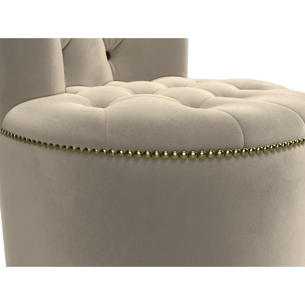 Фото 4 Пуф вельвет Лига диванов Саваж бежевый 52x77 см Фото 4 Пуф вельвет Лига диванов Саваж бежевый 52x77 см