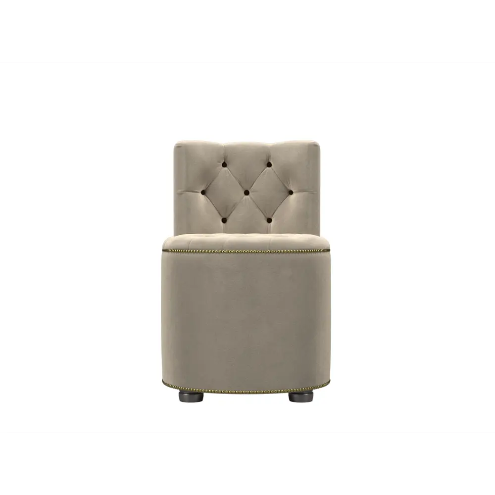 Фото 2 Пуф вельвет Лига диванов Саваж бежевый 52x77 см Фото 2 Пуф вельвет Лига диванов Саваж бежевый 52x77 см