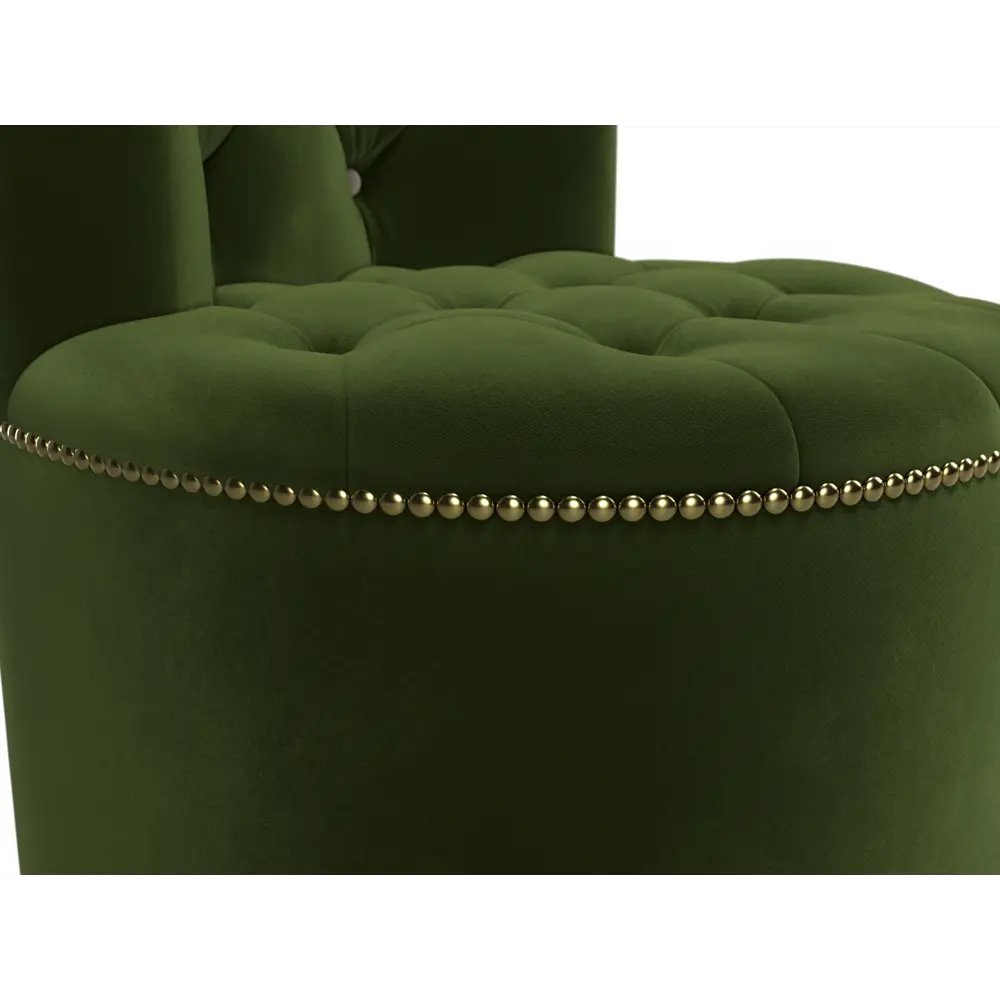 Фото 4 Пуф вельвет Лига диванов Саваж зеленый 52x77 см Фото 4 Пуф вельвет Лига диванов Саваж зеленый 52x77 см