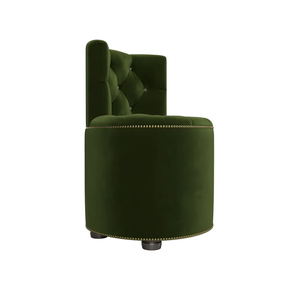 Фото 3 Пуф вельвет Лига диванов Саваж зеленый 52x77 см Фото 3 Пуф вельвет Лига диванов Саваж зеленый 52x77 см