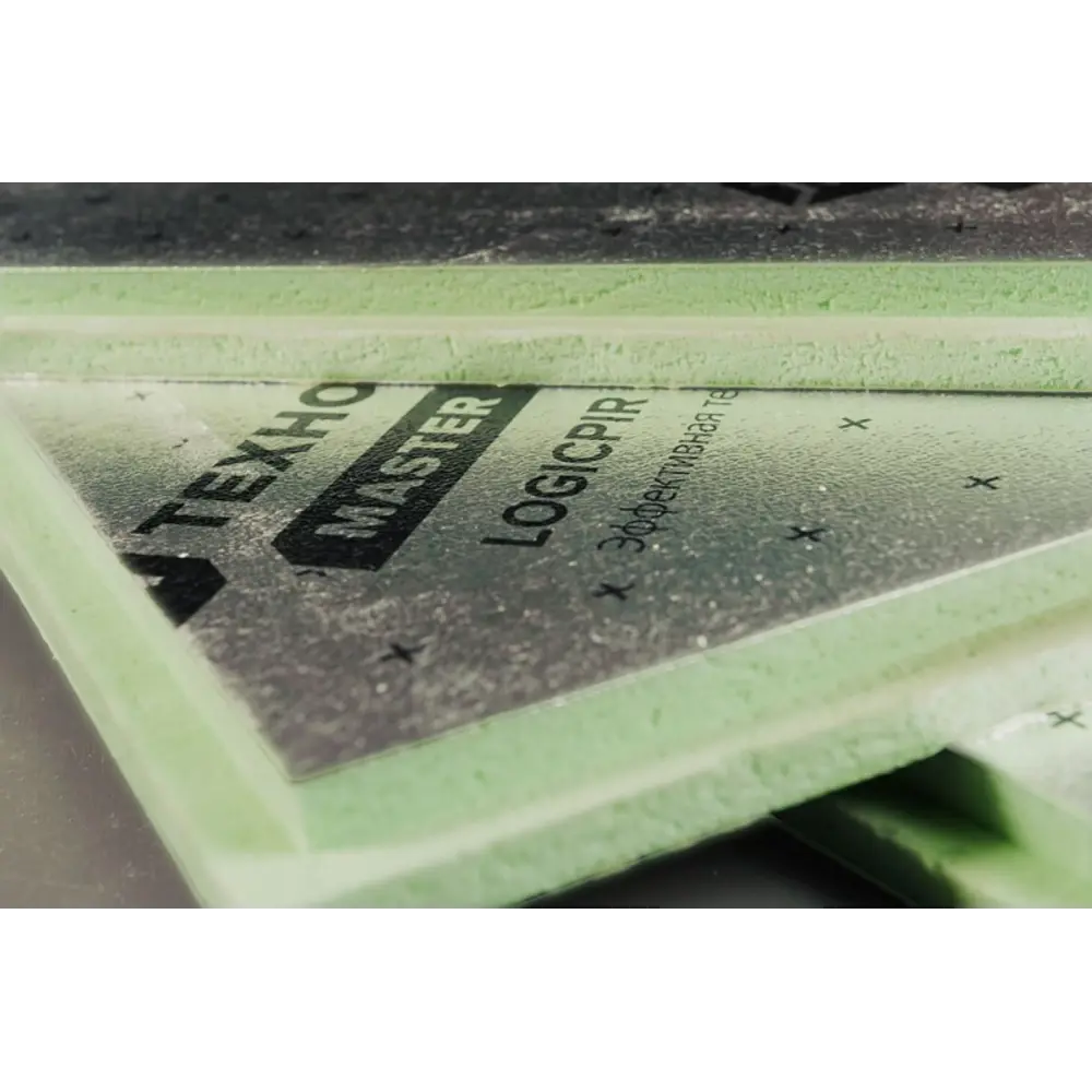 Фото 3 Теплоизоляционная PIR-плита Технониколь Logicpir Балкон Ф/Ф L-кромка 1190x590x40мм 4.21м² 6шт