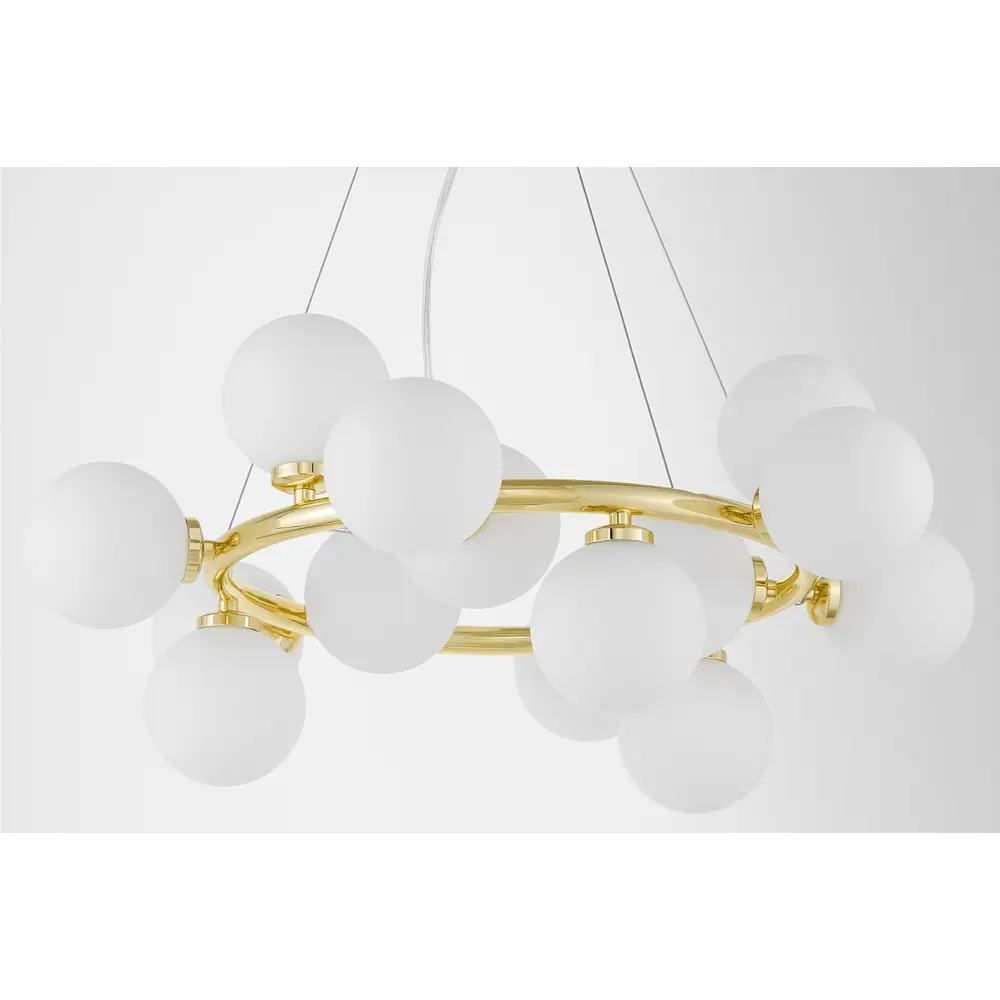 Фото Светильник подвесной Lumina deco Marsiada Ldp 6033-15 gd 15 ламп 20 м² цвет белый/золотой Фото Светильник подвесной Lumina deco Marsiada Ldp 6033-15 gd 15 ламп 20 м² цвет белый/золотой