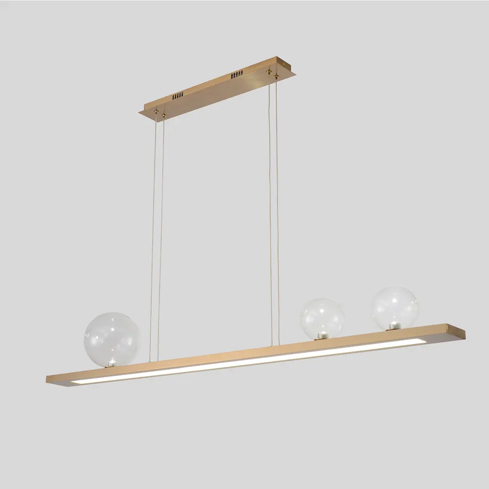 Фото Светильник подвесной светодиодный Crystal Lux Ahora SP1 L1200 29Вт цвет латунь Фото Светильник подвесной светодиодный Crystal Lux Ahora SP1 L1200 29Вт цвет латунь