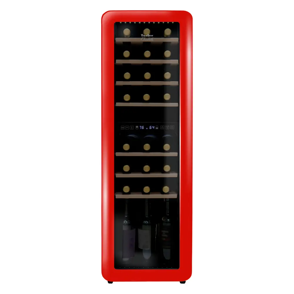 Фото 10 Винный шкаф TESLER CWC-308 RUBY RED LD Фото 10 Винный шкаф TESLER CWC-308 RUBY RED LD