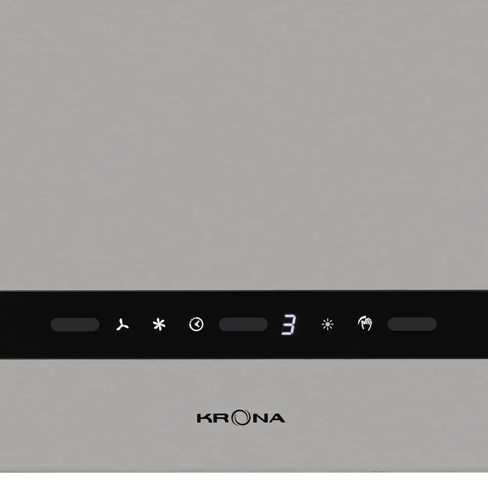 Фото 8 Вытяжка Krona DITA F MAX 420 inox SGC 42 см цвет серый / серебристый