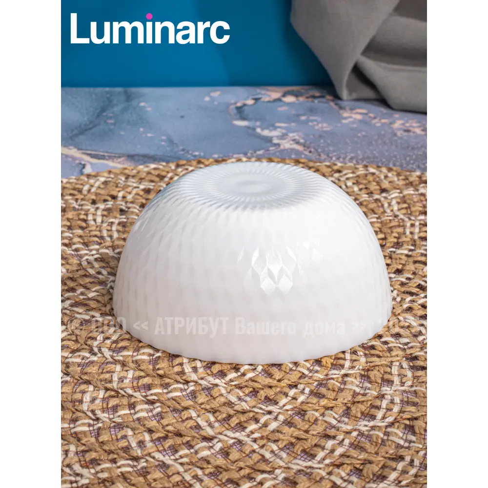 Фото 2 Тарелка 20 см Luminarc Q4659-4ECOM Стекло цвет белый Фото 2 Тарелка 20 см Luminarc Q4659-4ECOM Стекло цвет белый