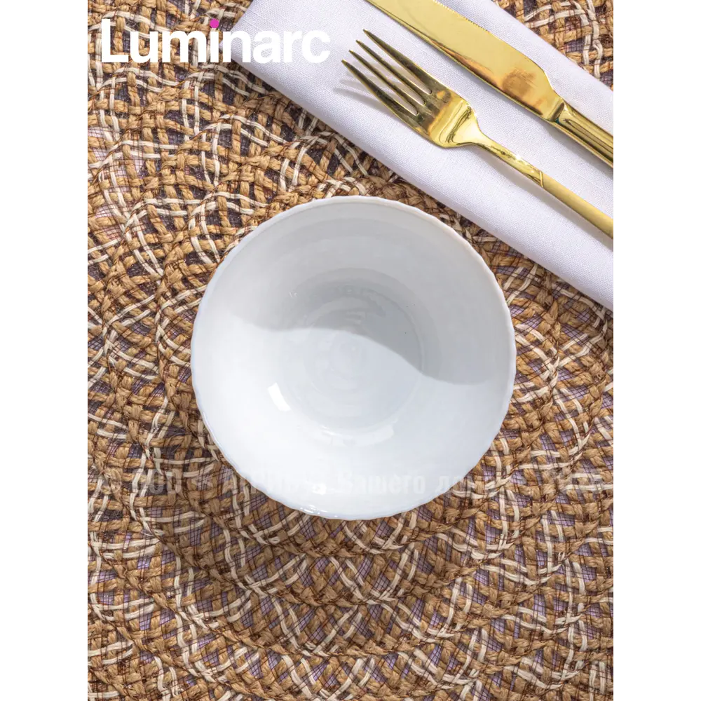 Фото 4 Тарелка 20 см Luminarc Q4659-4ECOM Стекло цвет белый Фото 4 Тарелка 20 см Luminarc Q4659-4ECOM Стекло цвет белый