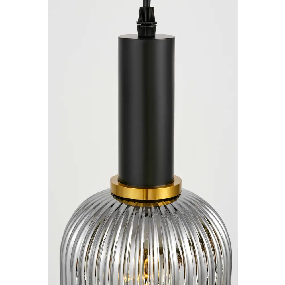 Фото 6 Светильник подвесной Lumina deco Rico Ldp 1218-1 gy+bk 1 лампа 2 м² цвет дымчатый Фото 6 Светильник подвесной Lumina deco Rico Ldp 1218-1 gy+bk 1 лампа 2 м² цвет дымчатый