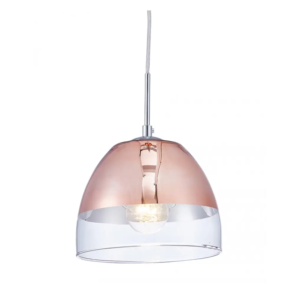 Фото Светильник подвесной Lumina deco Arteni Ldp 1214 r.gd 1 лампа 2 м² цвет прозрачный/розовое золото Фото Светильник подвесной Lumina deco Arteni Ldp 1214 r.gd 1 лампа 2 м² цвет прозрачный/розовое золото