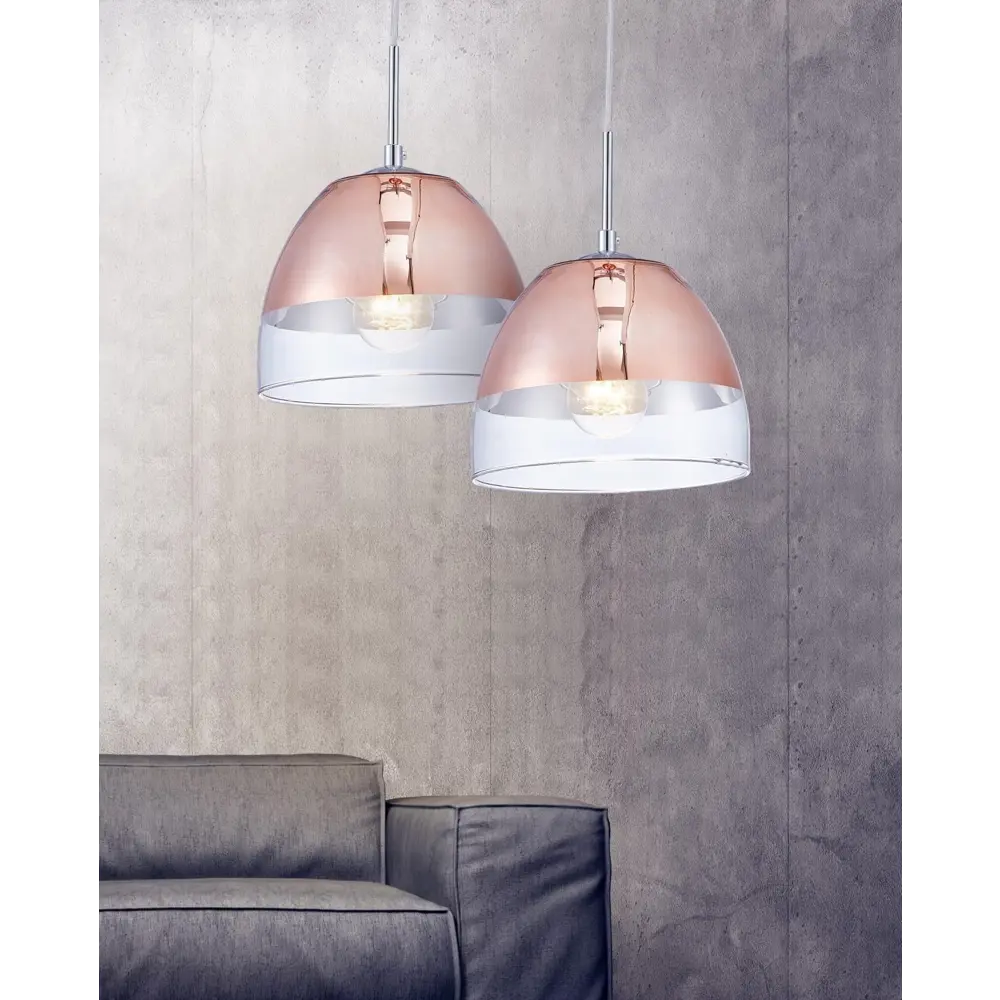Фото 3 Светильник подвесной Lumina deco Arteni Ldp 1214 r.gd 1 лампа 2 м² цвет прозрачный/розовое золото Фото 3 Светильник подвесной Lumina deco Arteni Ldp 1214 r.gd 1 лампа 2 м² цвет прозрачный/розовое золото
