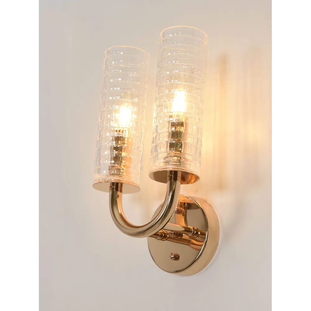 Фото 2 Настенный светильник Lumina deco Donatti Ldw 8011-2w f.gd цвет прозрачный/золотой Фото 2 Настенный светильник Lumina deco Donatti Ldw 8011-2w f.gd цвет прозрачный/золотой