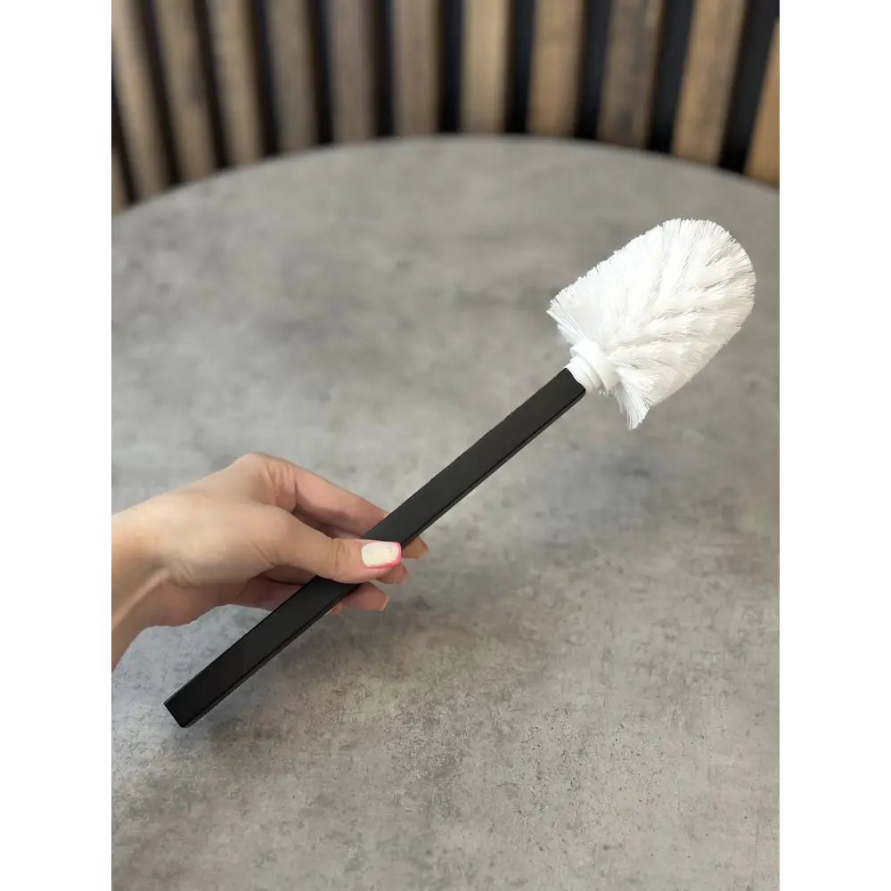 Фото 6 Набор для ванной комнаты настенный Himixer 65905150MB держатель для туалетной бумаги и полотенец, полка стеклянная, ершик для унитаза черный матовый Фото 6 Набор для ванной комнаты настенный Himixer 65905150MB держатель для туалетной бумаги и полотенец, полка стеклянная, ершик для унитаза черный матовый