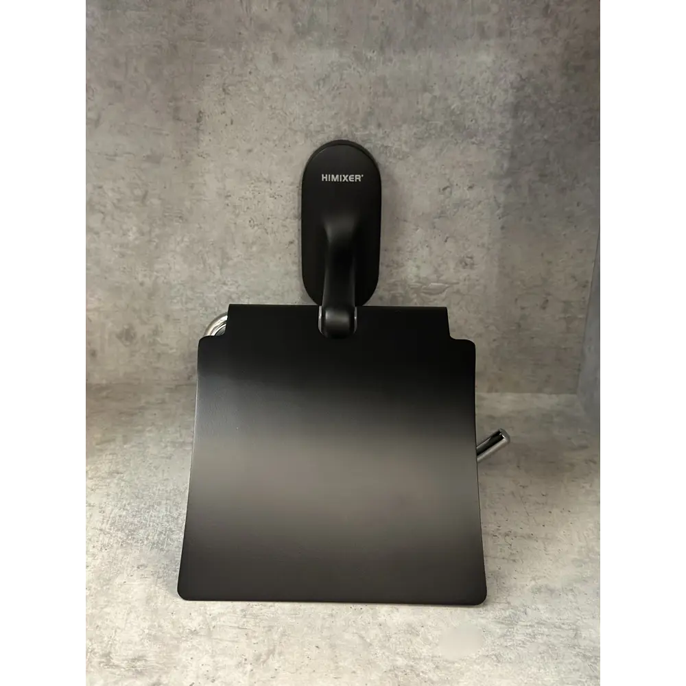 Фото 5 Набор для ванной комнаты настенный Himixer 65902239MB держатель для туалетной бумаги и полотенец, полка, ершик для унитаза, крючок черный матовый Фото 5 Набор для ванной комнаты настенный Himixer 65902239MB держатель для туалетной бумаги и полотенец, полка, ершик для унитаза, крючок черный матовый