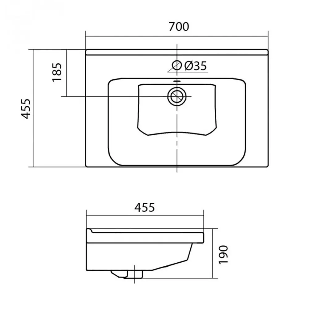 Фото 6 Тумба с раковиной напольная Ruvann Nika 70 см цвет дуб крафт золотой раковина Миранда 70