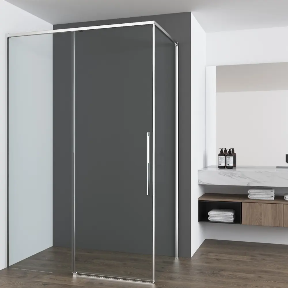 Фото Душевой уголок Vincea Ultima VSR-7UL прямоугольник 120x90см хромированный профиль эффект стекла прозрачное закаленное стекло Фото Душевой уголок Vincea Ultima VSR-7UL прямоугольник 120x90см хромированный профиль эффект стекла прозрачное закаленное стекло