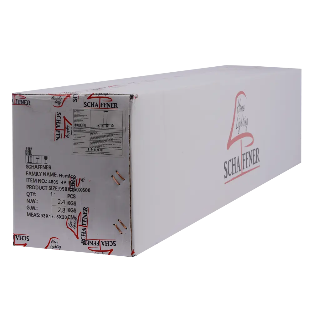 Фото 8 Люстра подвесная Nemico 4 лампы 10 м² цвет черный Фото 8 Люстра подвесная Nemico 4 лампы 10 м² цвет черный