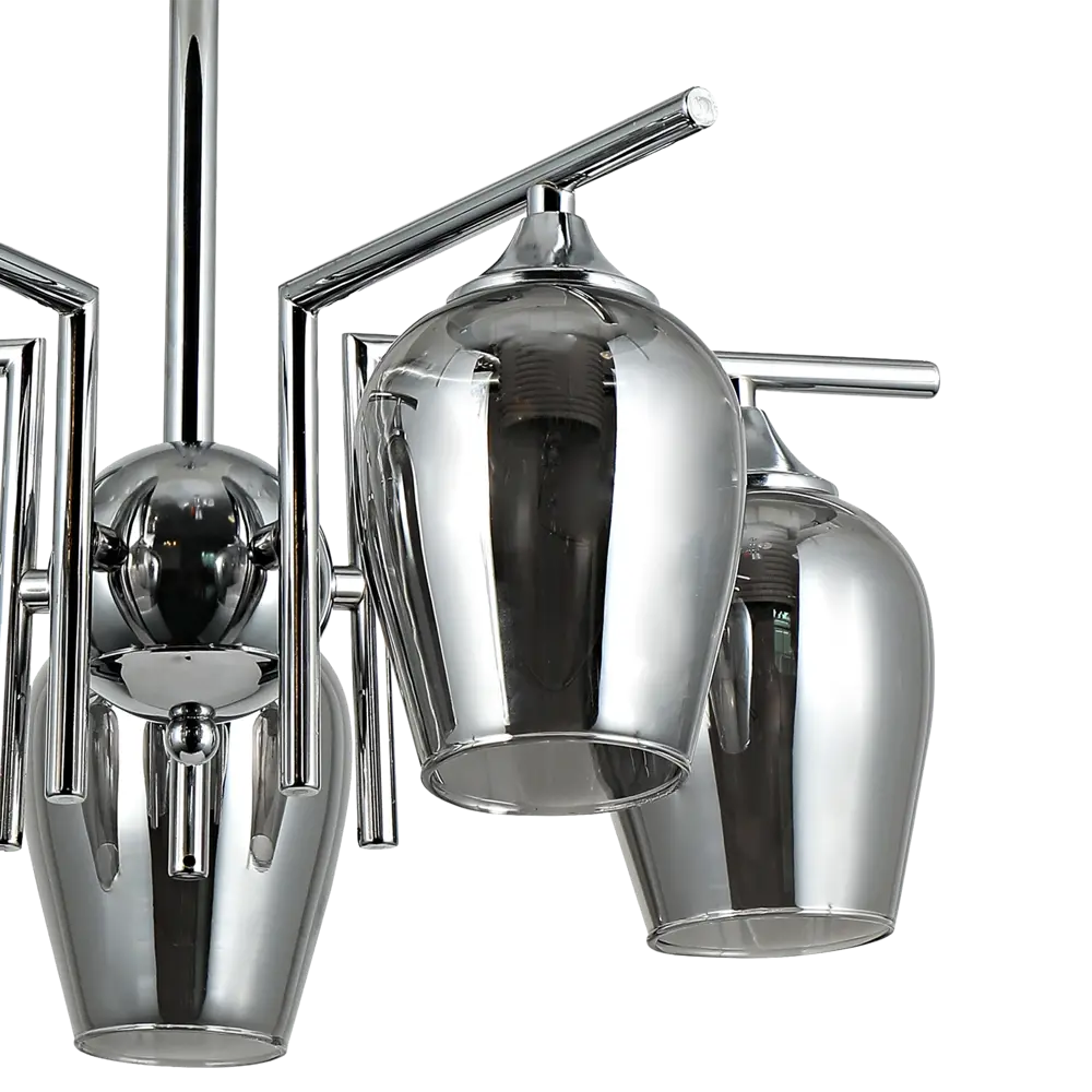 Фото 6 Люстра на штанге Libre 5 ламп 20 м² цвет хром