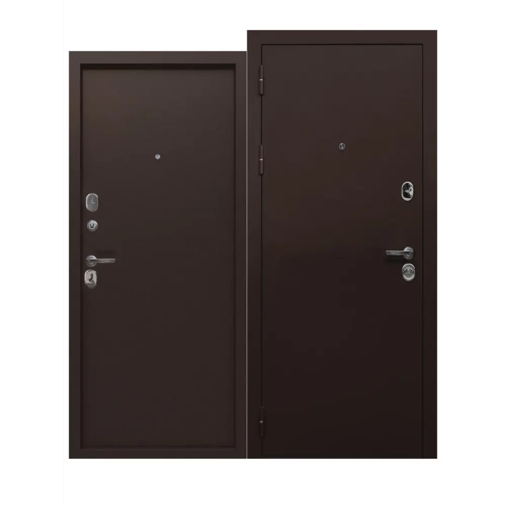 Фото Входная дверь Бриз левый 205x86см цвет медный антик Фото Входная дверь Бриз левый 205x86см цвет медный антик