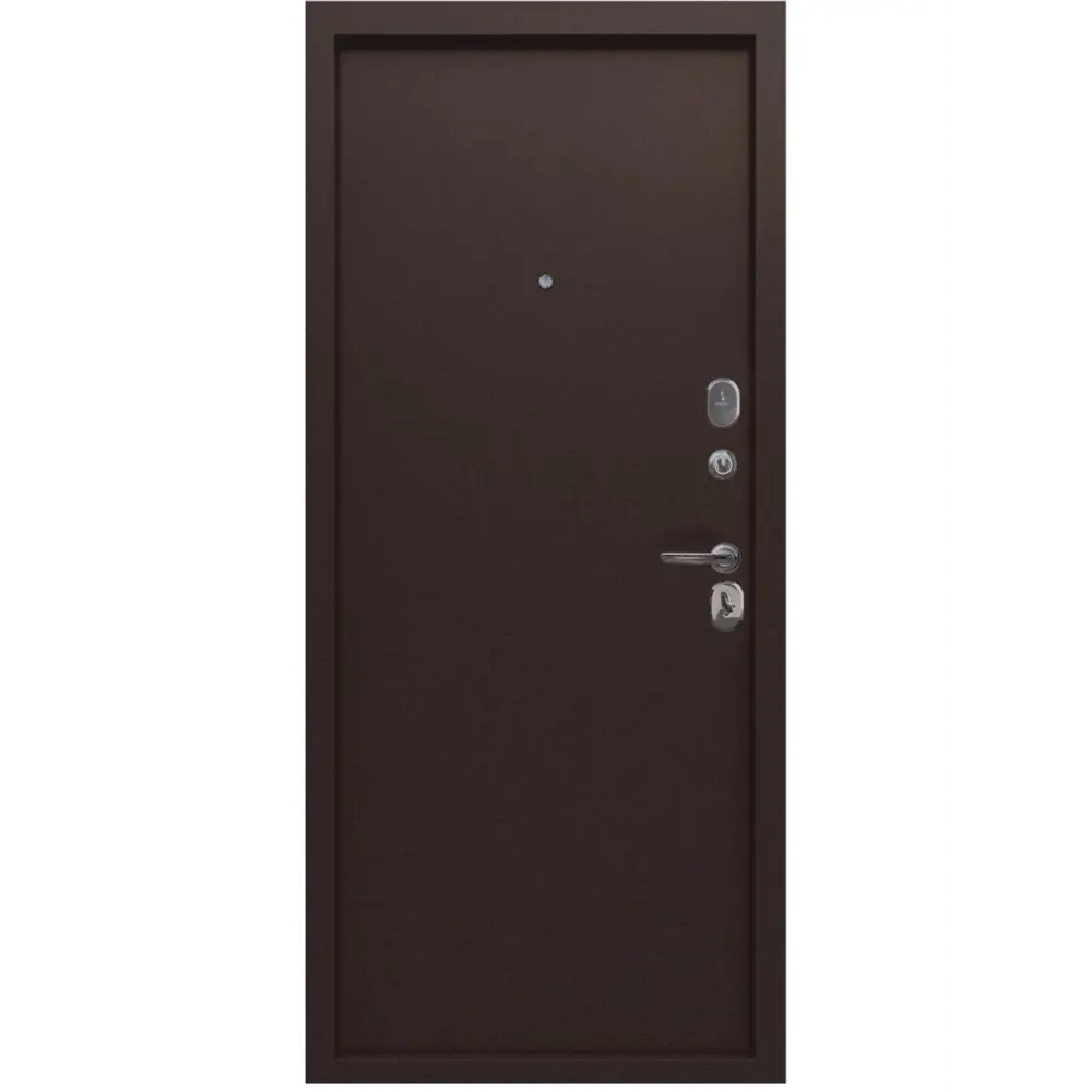 Фото 3 Входная дверь Бриз правый 205x86см цвет медный антик