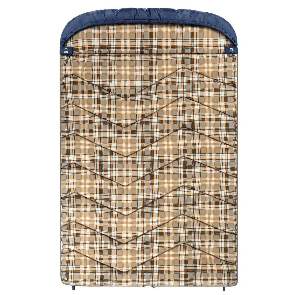 Фото 11 Спальный мешок Jungle Camp Agosta Double двухместный с фланелью цвет синий Фото 11 Спальный мешок Jungle Camp Agosta Double двухместный с фланелью цвет синий