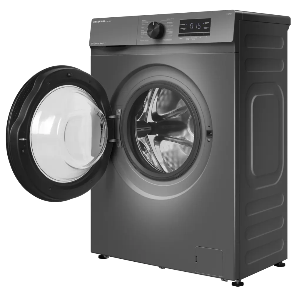 Фото 11 Стиральная машина Meferi Mfw061014gr slim light 60x84x39 см 6 кг цвет серый Фото 11 Стиральная машина Meferi Mfw061014gr slim light 60x84x39 см 6 кг цвет серый