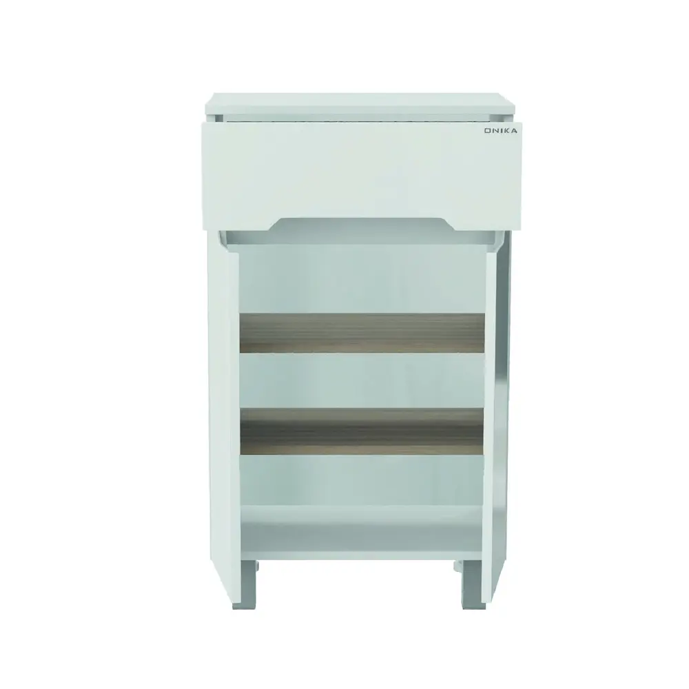 Фото 6 Полупенал для ванны напольный Onika Айленд 50 белый Фото 6 Полупенал для ванны напольный Onika Айленд 50 белый