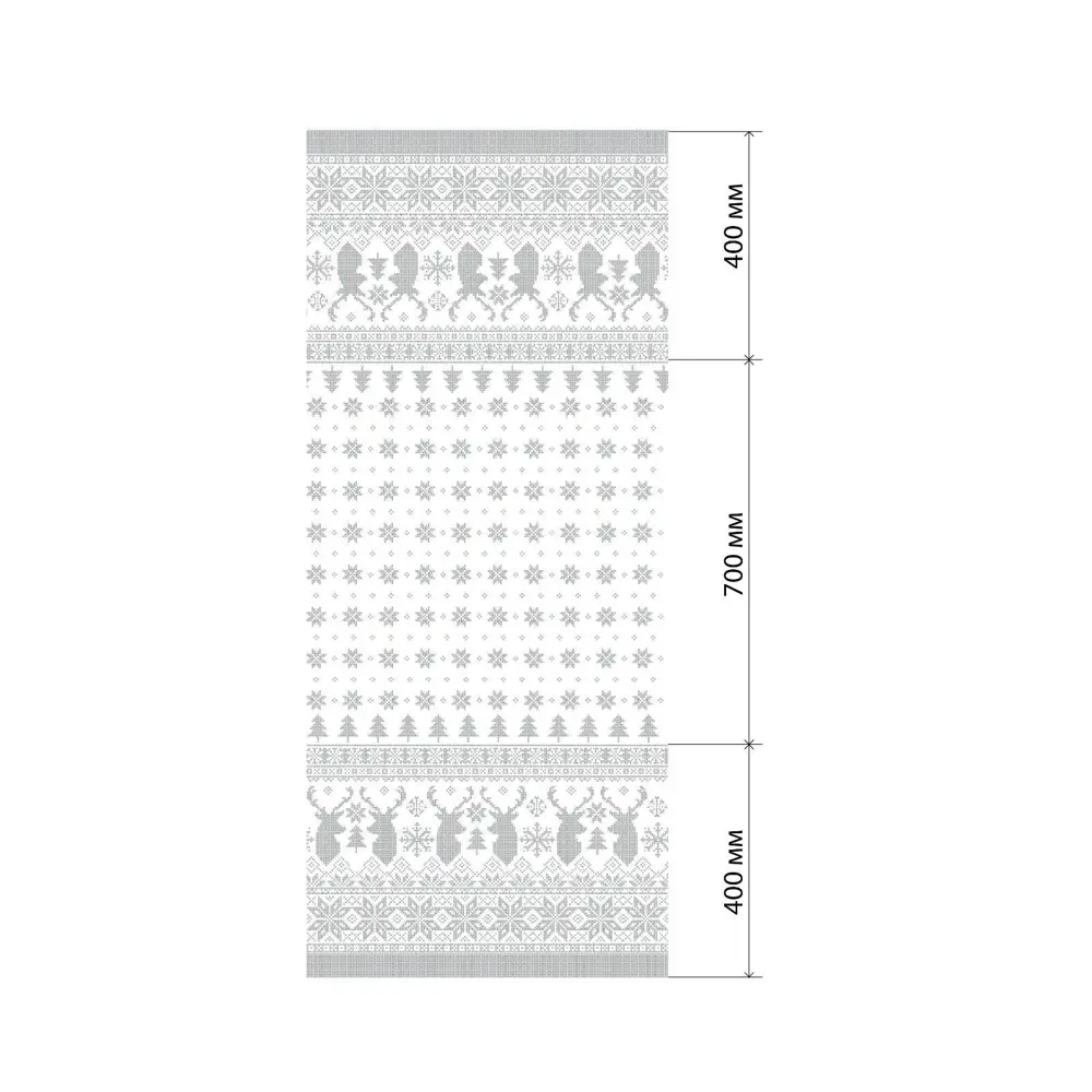 Фото 13 Скатерть на стол Доляна Сканди стиль круглая 180x146 см цвет серый / серебристый
