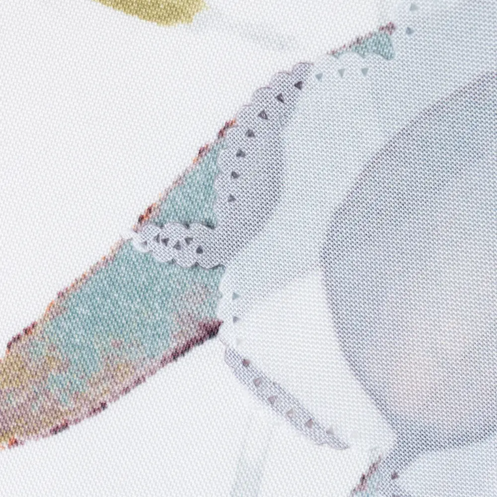 Фото 7 Скатерть на стол Доляна Акварельные листья круглая 145x110 см цвет белый Фото 7 Скатерть на стол Доляна Акварельные листья круглая 145x110 см цвет белый