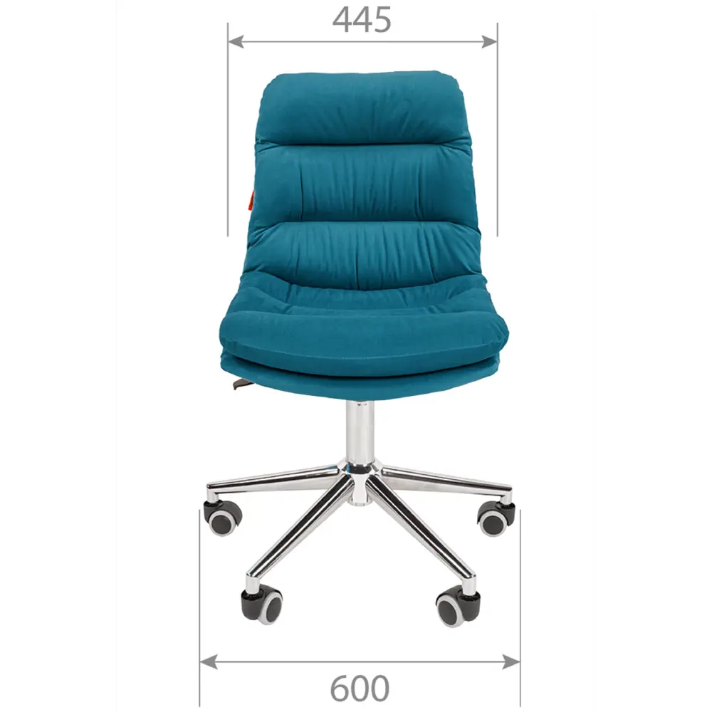 Фото 5 Офисное кресло Chairman Home 115 60x84x60 см велюр цвет синий Фото 5 Офисное кресло Chairman Home 115 60x84x60 см велюр цвет синий