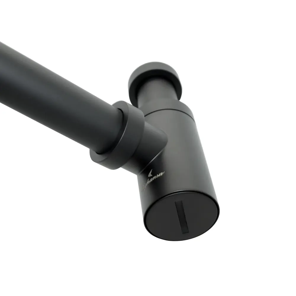 Фото 3 Сифон для раковины Elghansa D40 мм черный матовый, черный WBT-512-Black