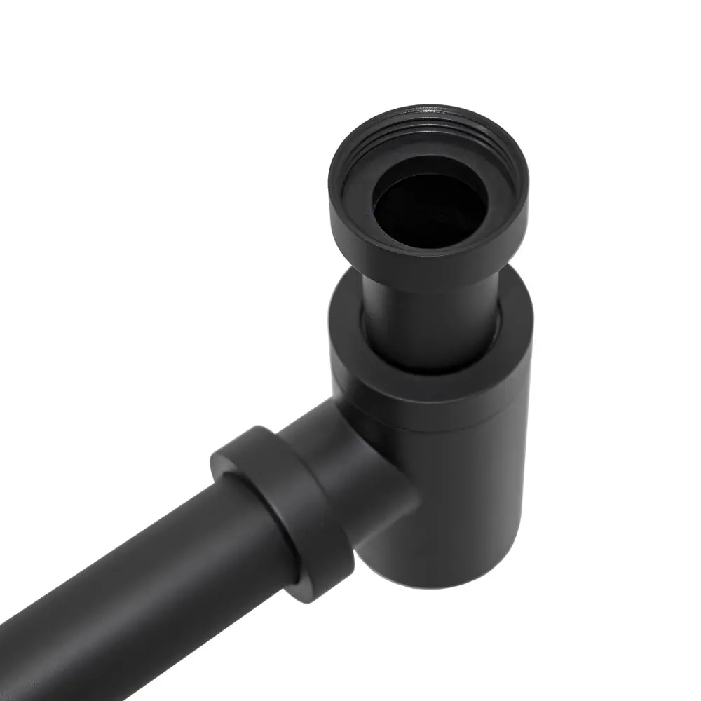 Фото 4 Сифон для раковины Elghansa D40 мм черный матовый, черный WBT-512-Black