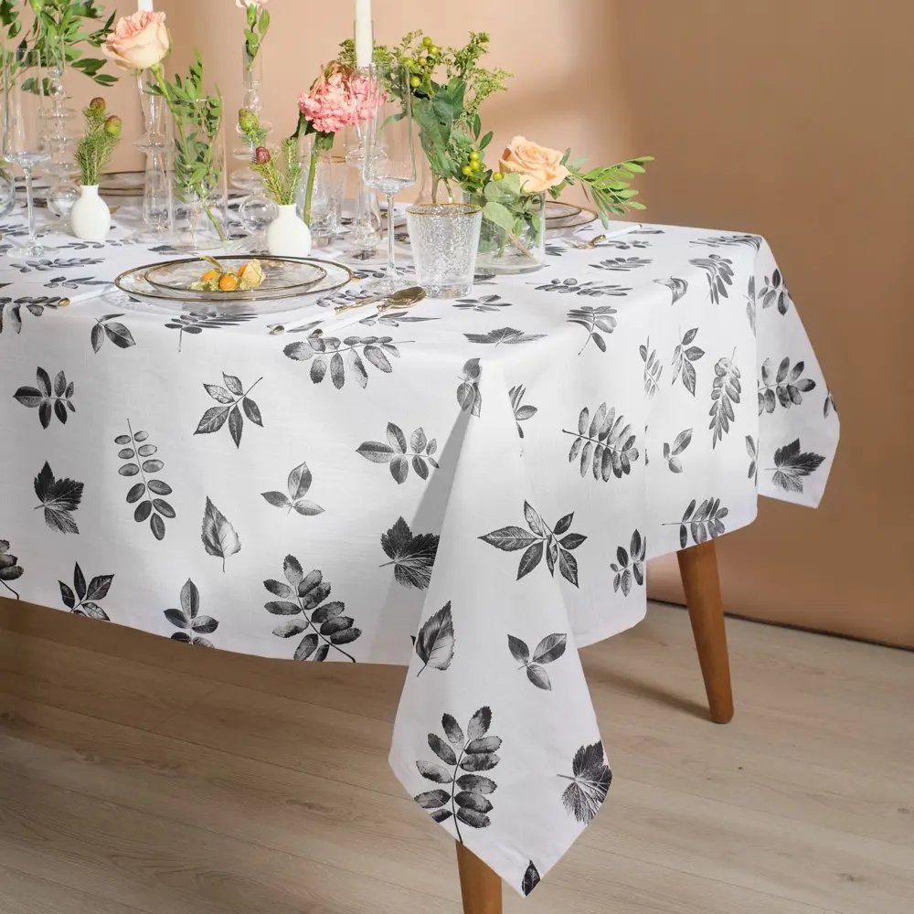 Фото 8 Скатерть на стол Этель Impression 149х круглая 149x110 см цвет белый Фото 8 Скатерть на стол Этель Impression 149х круглая 149x110 см цвет белый