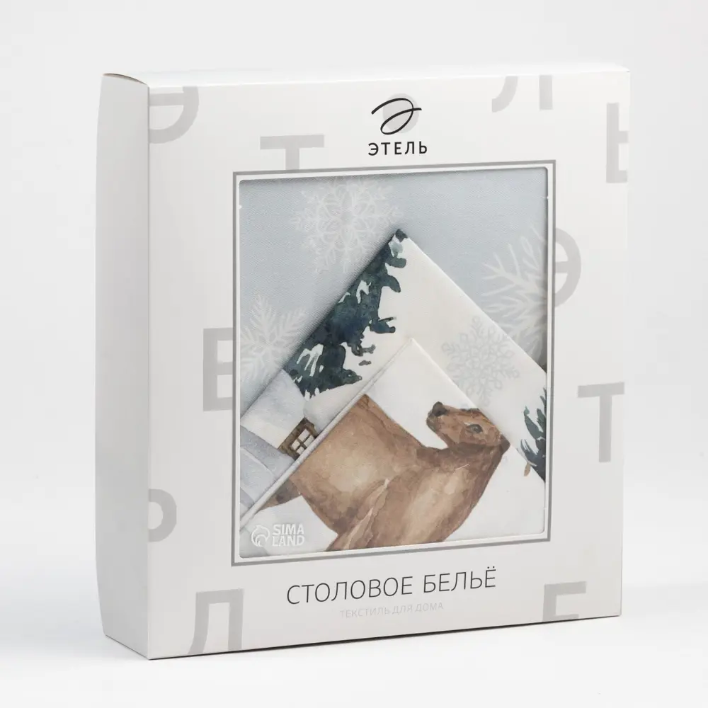 Фото 14 Скатерть на стол Этель Forest animals круглая 150x220 см цвет бежевый Фото 14 Скатерть на стол Этель Forest animals круглая 150x220 см цвет бежевый