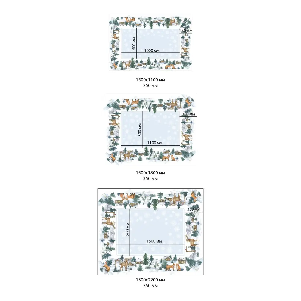 Фото 13 Скатерть на стол Этель Forest animals круглая 150x220 см цвет бежевый Фото 13 Скатерть на стол Этель Forest animals круглая 150x220 см цвет бежевый