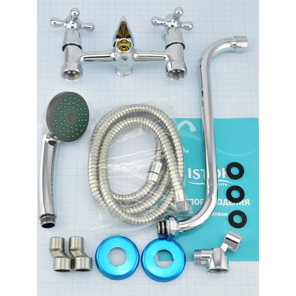 Фото 14 Смеситель для ванны Istok 0402.714 цвет хром