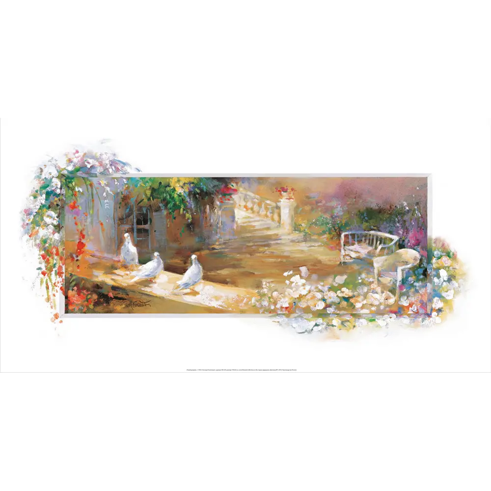 Фото Постер Русская коллекция "Тихий дворик" 54x104 см Фото Постер Русская коллекция "Тихий дворик" 54x104 см