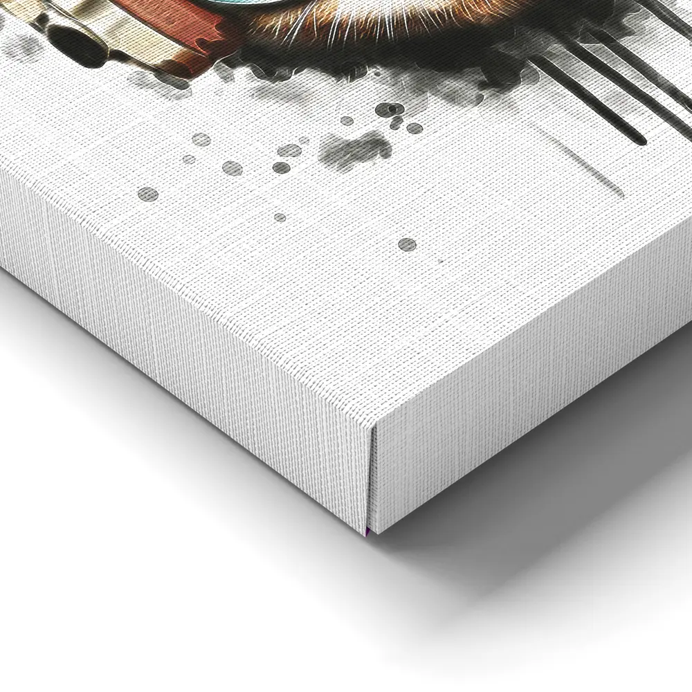 Фото 6 Картина на холсте Postermarket "Кот хипстер" 40x40 см Фото 6 Картина на холсте Postermarket "Кот хипстер" 40x40 см